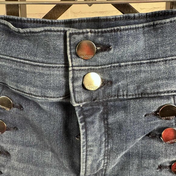 Express Super High Rise Ankle Legging Jeans – Size 6L | Stretch+ Denim Perfect - Picture 3 of 10